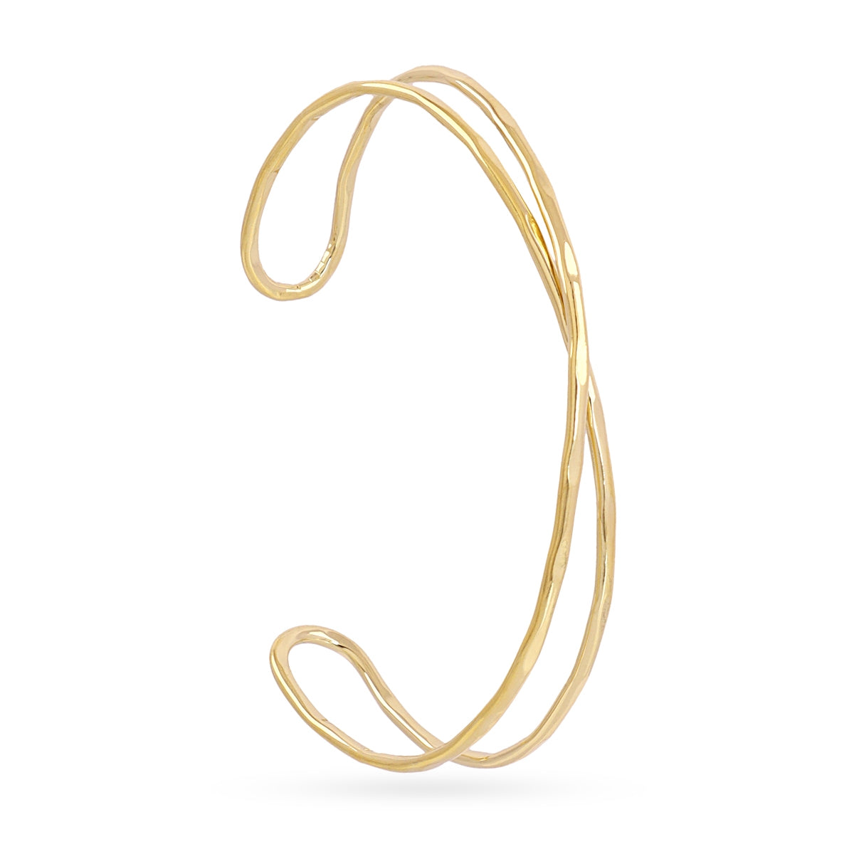 Brazalete Essentials doble hilo Dorado Anartxy
