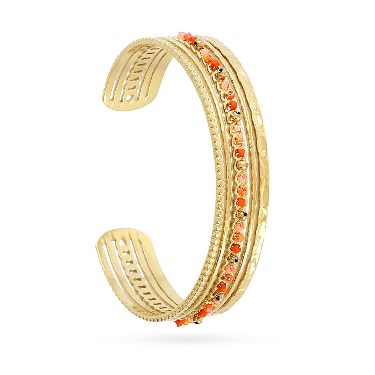 Brazalete Spirit doble banda ajustable Naranja Anartxy