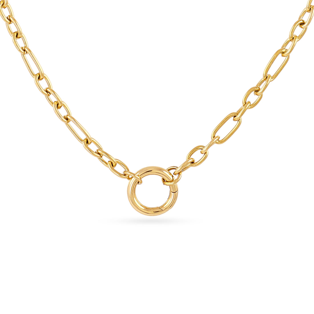 Cadena personalizable eslabones Dorado Anartxy