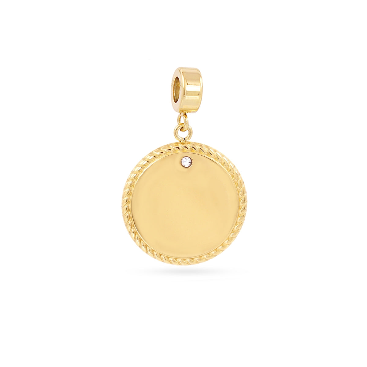 Charm medalla borde Dorado Anartxy