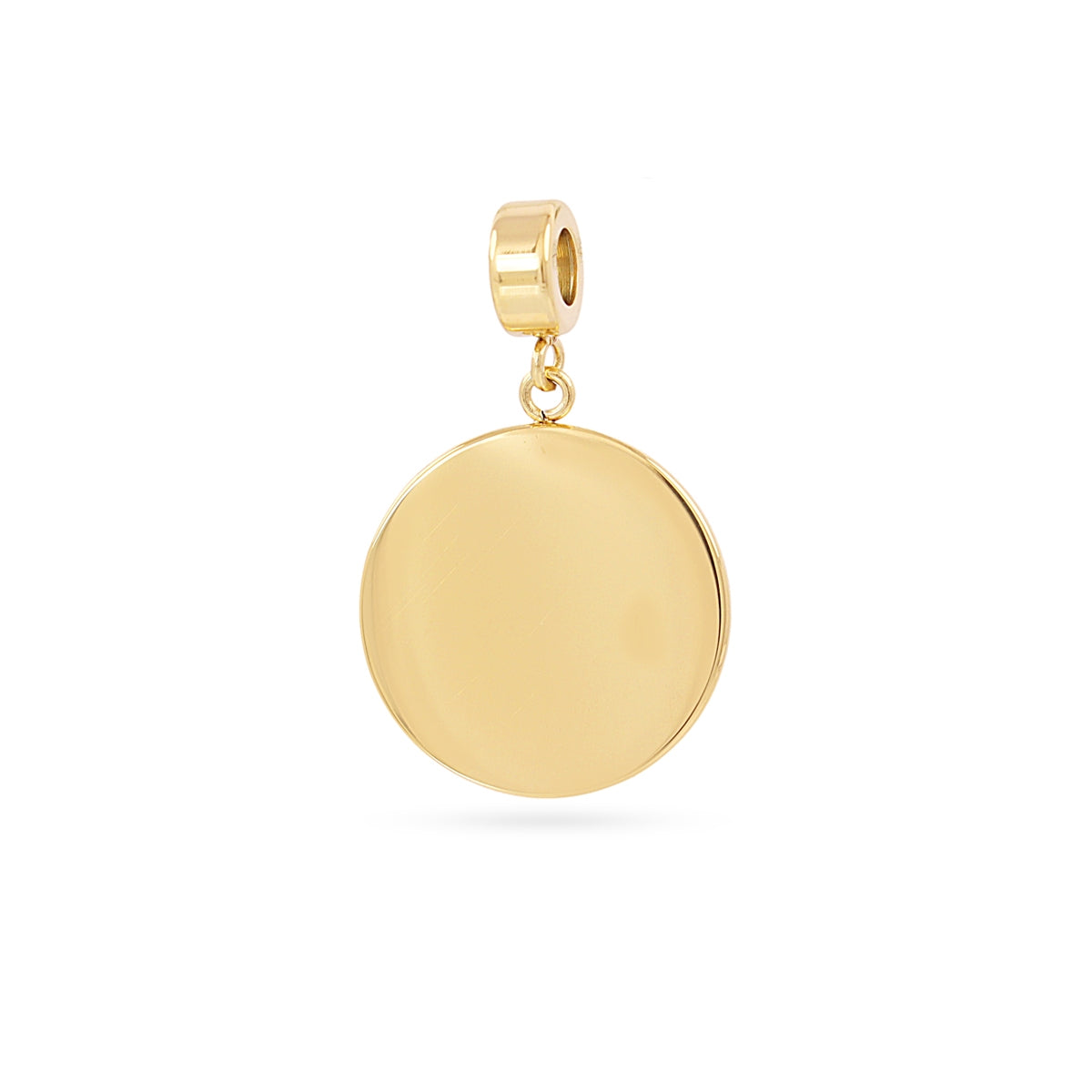 Charm medalla lisa Dorado Anartxy