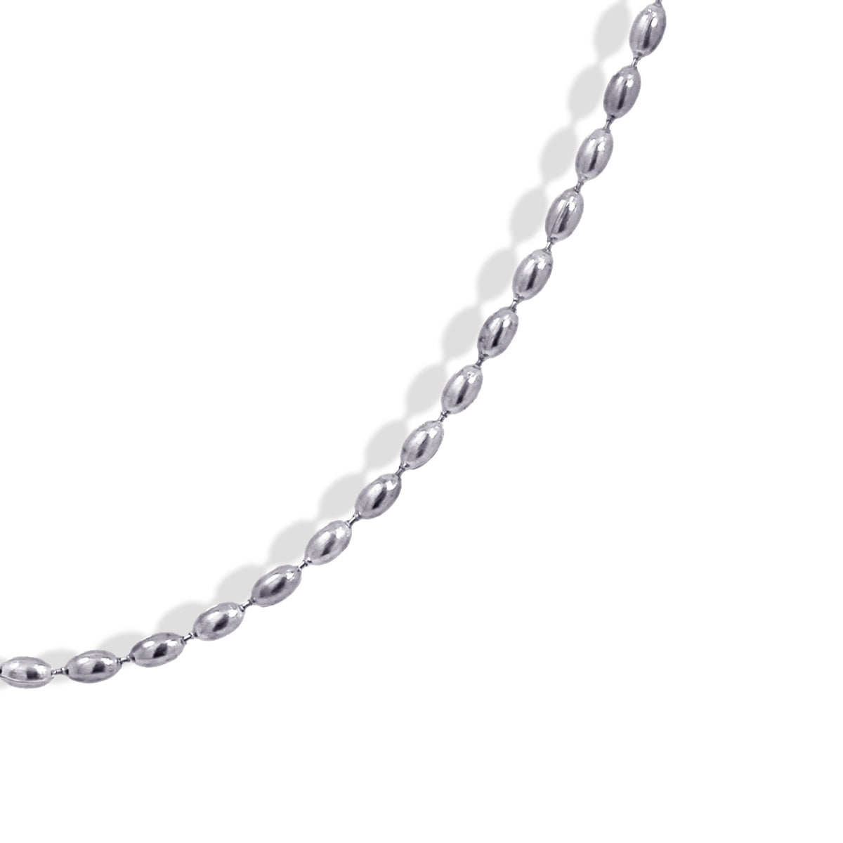 Collar Summer Essentials Seed Chain Plateado Anartxy