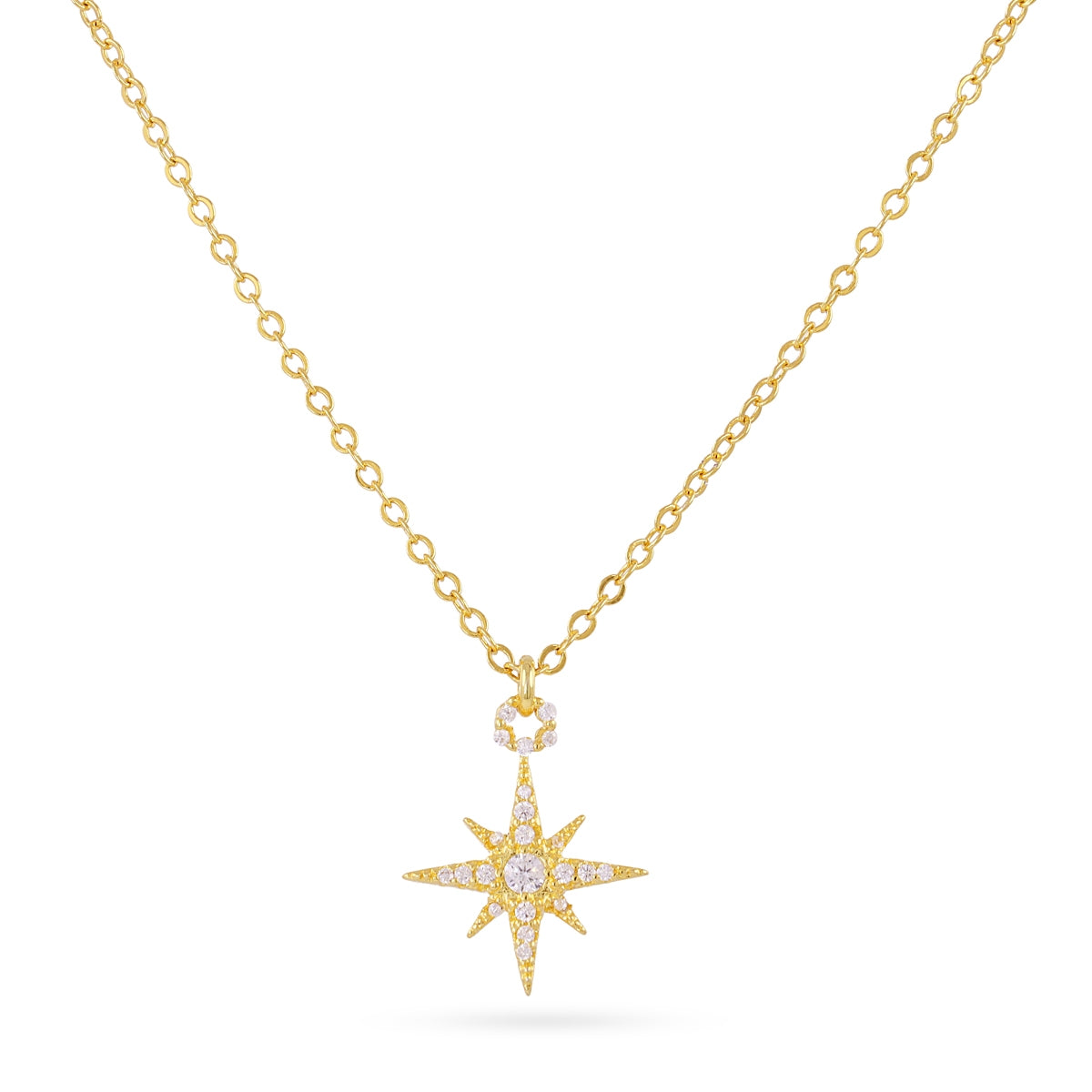 Conjunto Alma Cadenas Estrellas doradas Anartxy