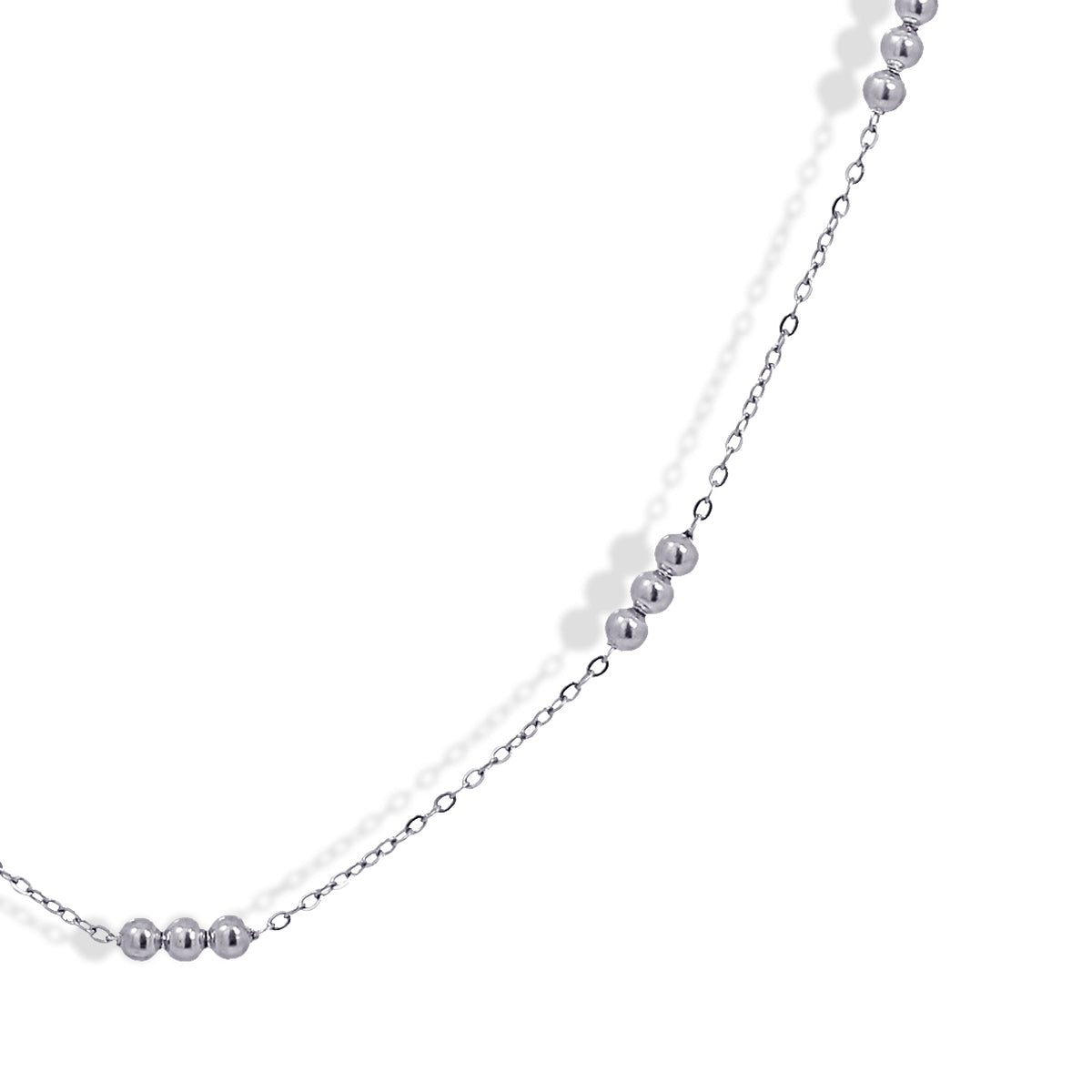 Collar Summer Essentials Three Plateado Anartxy