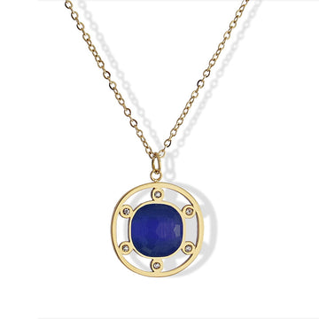 Collar Anturio Azul Anartxy