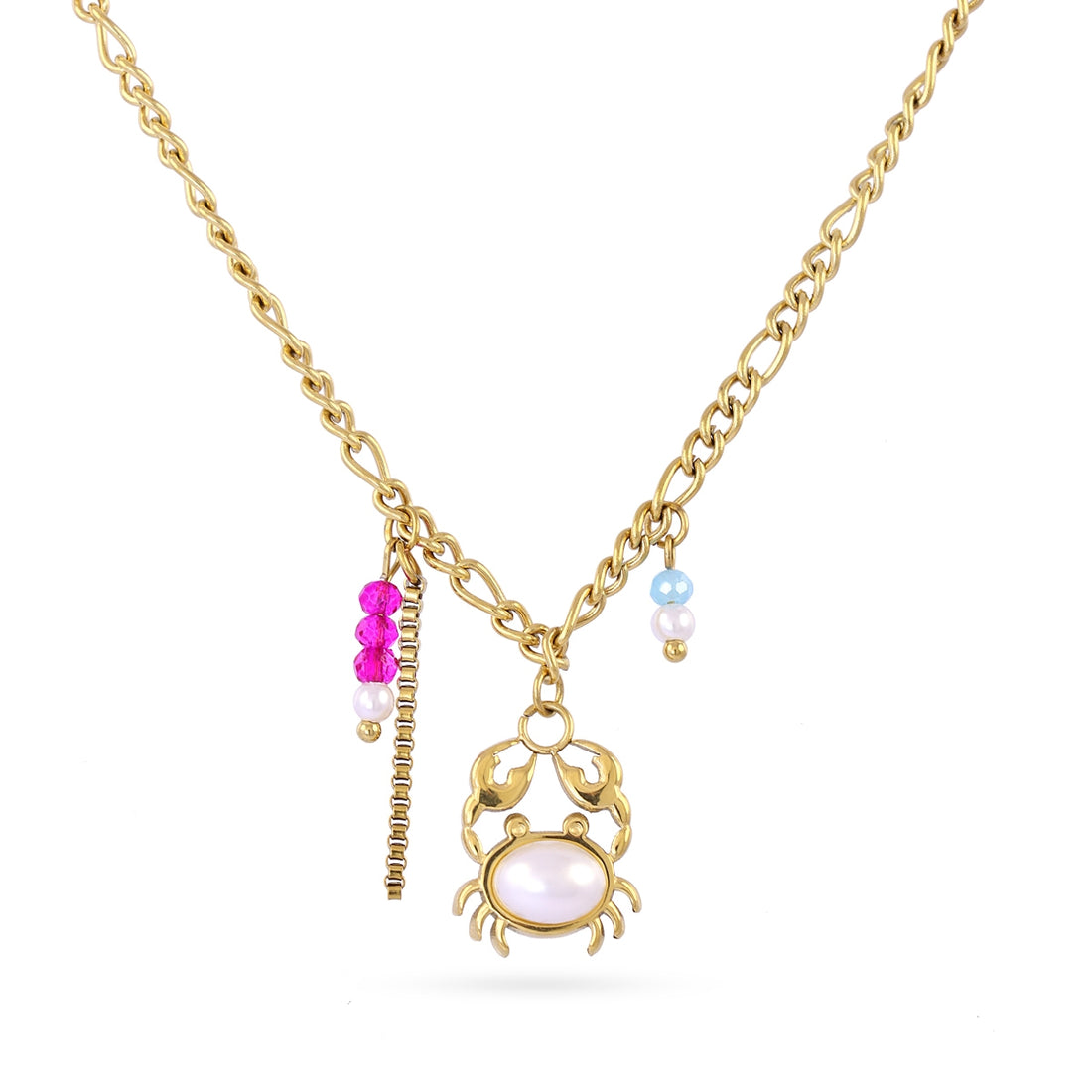 Collar Aqua Lagoon Dorado Anartxy