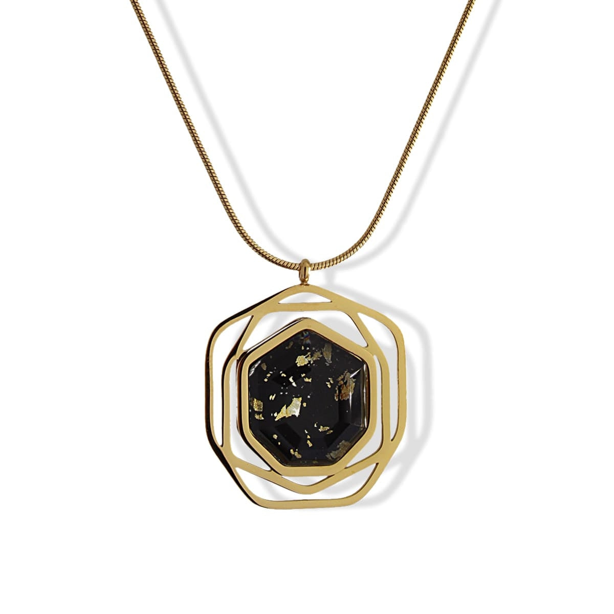 Collar Áster Negro Anartxy