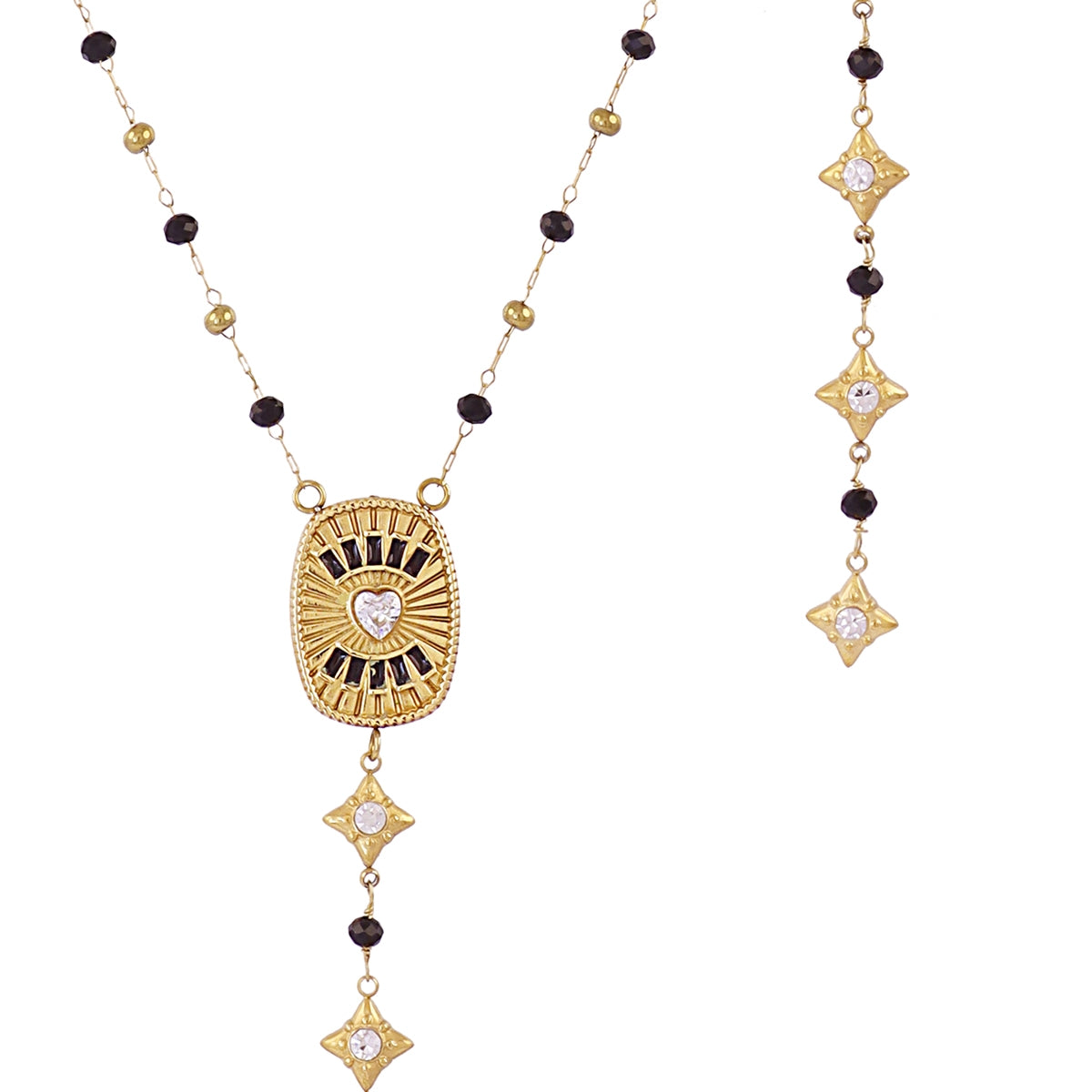 Collar Astros amuleto ojo Dorado Anartxy