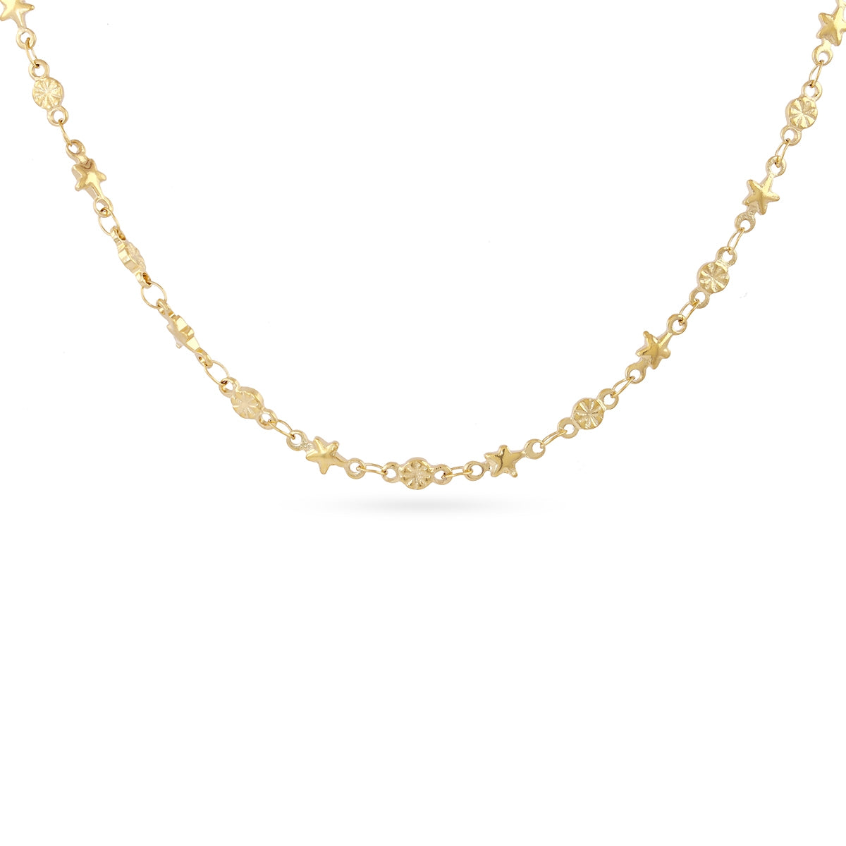 Collar Basic mini estrellas Dorado Anartxy
