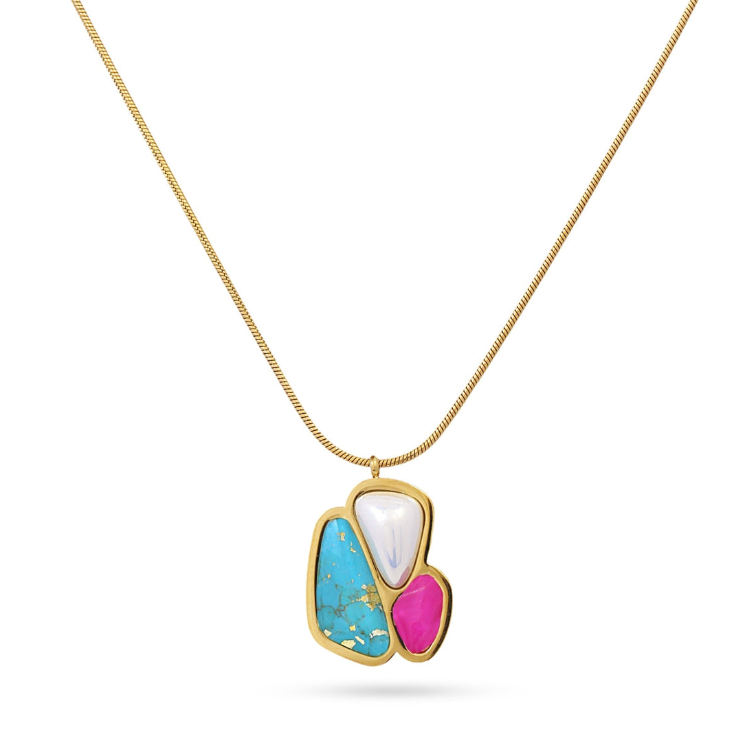 Collar Aqua Maldives Verde Anartxy