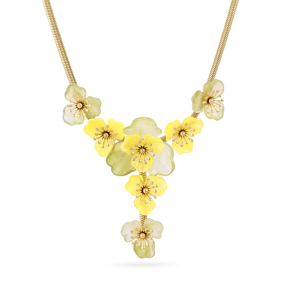 Collar Bloom Fiora Amarillo Anartxy