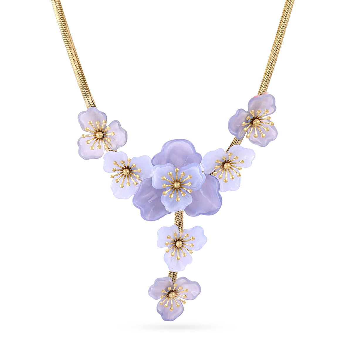 Collar Bloom Fiora Morado Anartxy