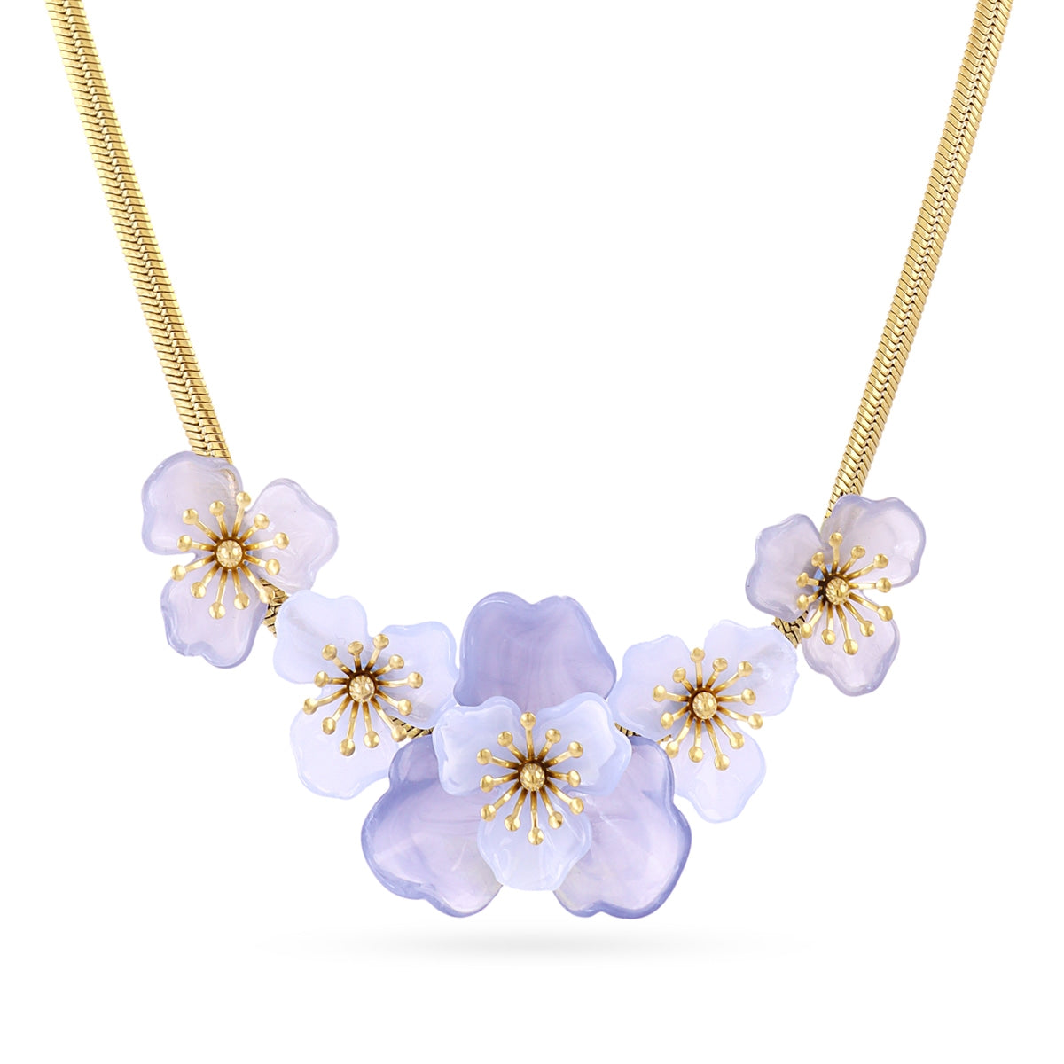 Collar Bloom Nerina Morado Anartxy
