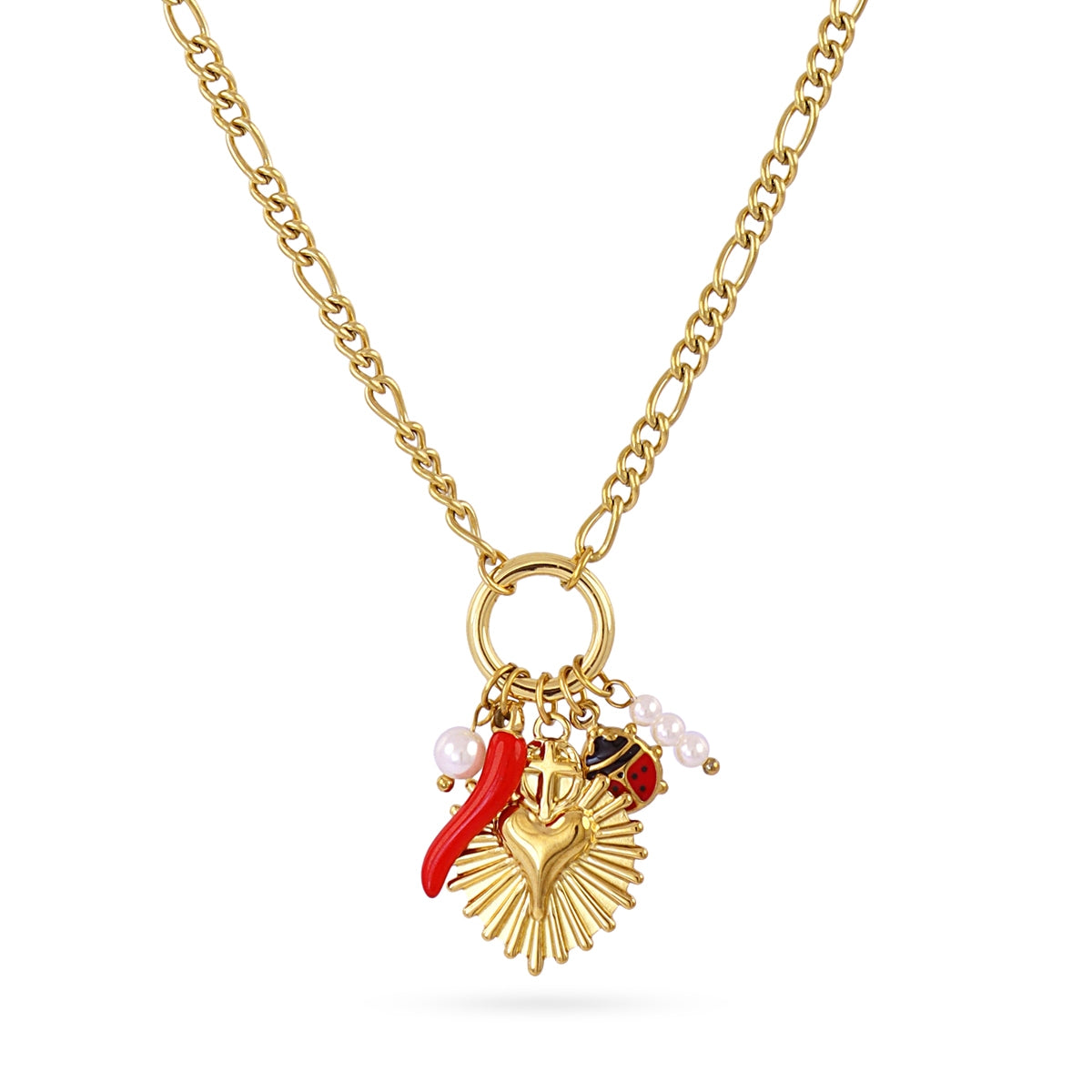 Collar Cornicello Gain Rojo Anartxy