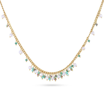 Collar Casual Celestra Turquesa Anartxy
