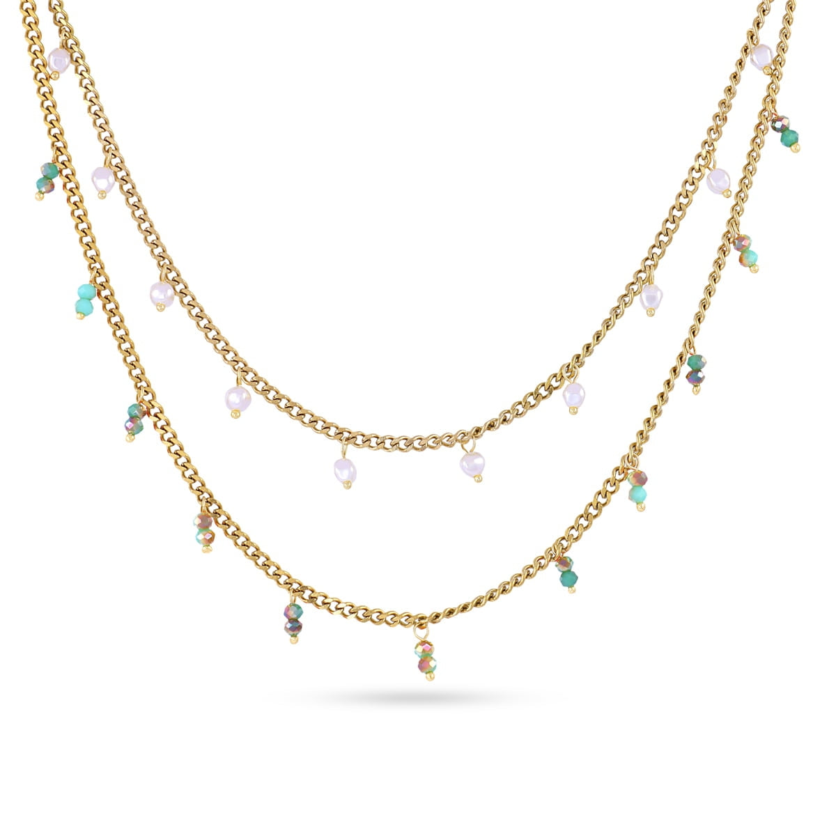 Collar Casual Zora Turquesa Anartxy