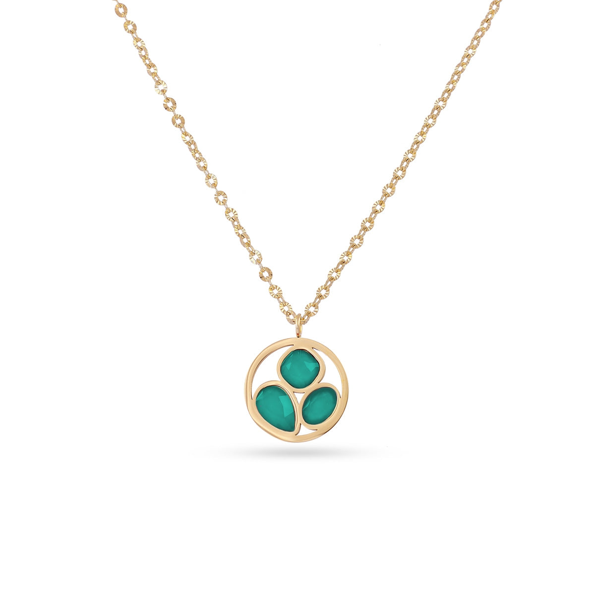 Collar Drops Drizzle Verde Anartxy