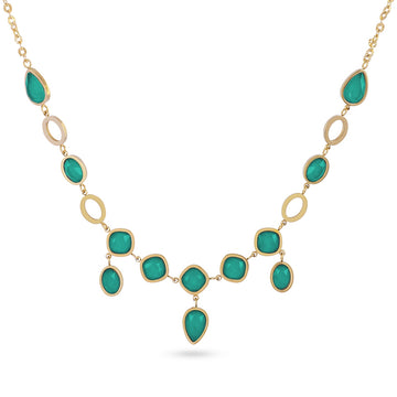Collar Drops Orchid Verde Anartxy