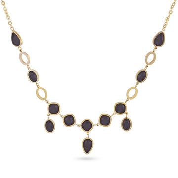 Collar Drops Orchid Negro Anartxy