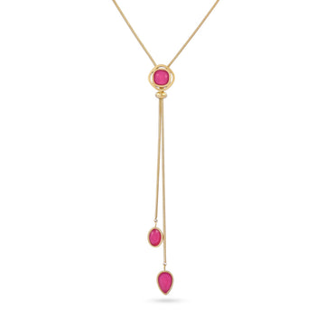 Collar Drops Petal Rosa Anartxy