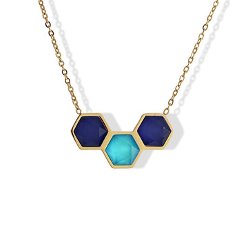 Collar Espirea Azul Anartxy