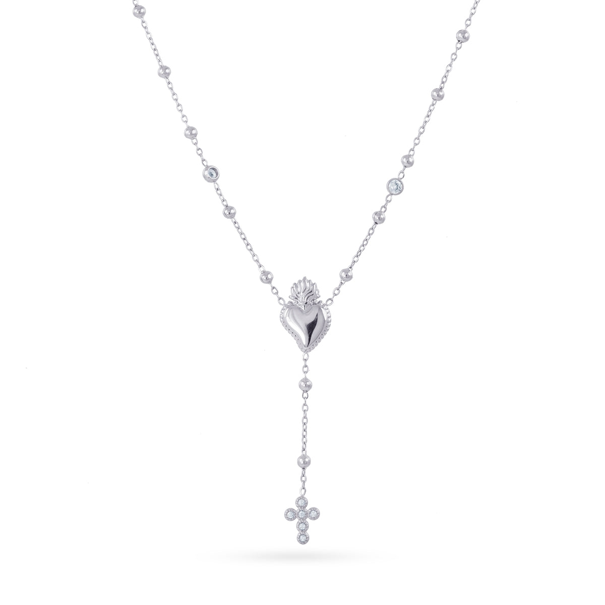 Collar Essentials Bless Plateado Anartxy