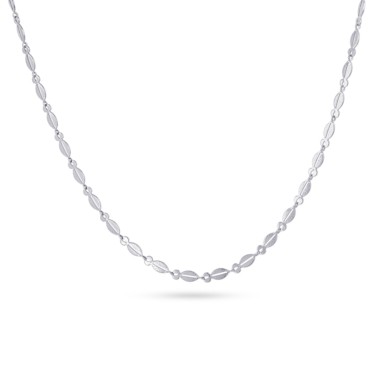 Collar Essentials Clasp Plateado Anartxy