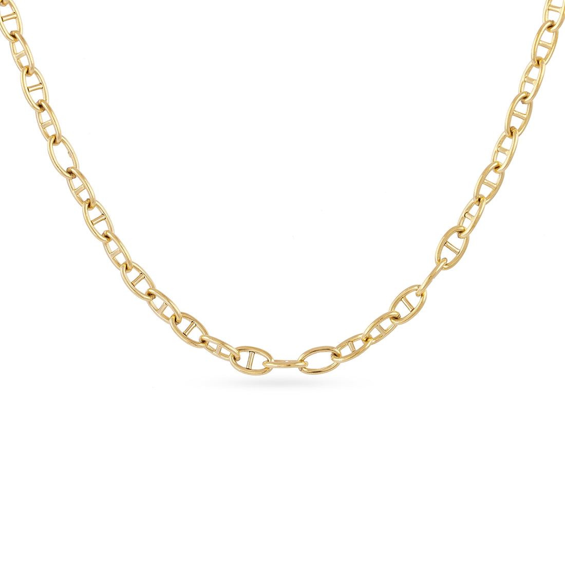 Collar Essentials eslabón ovalado dorado Dorado Anartxy
