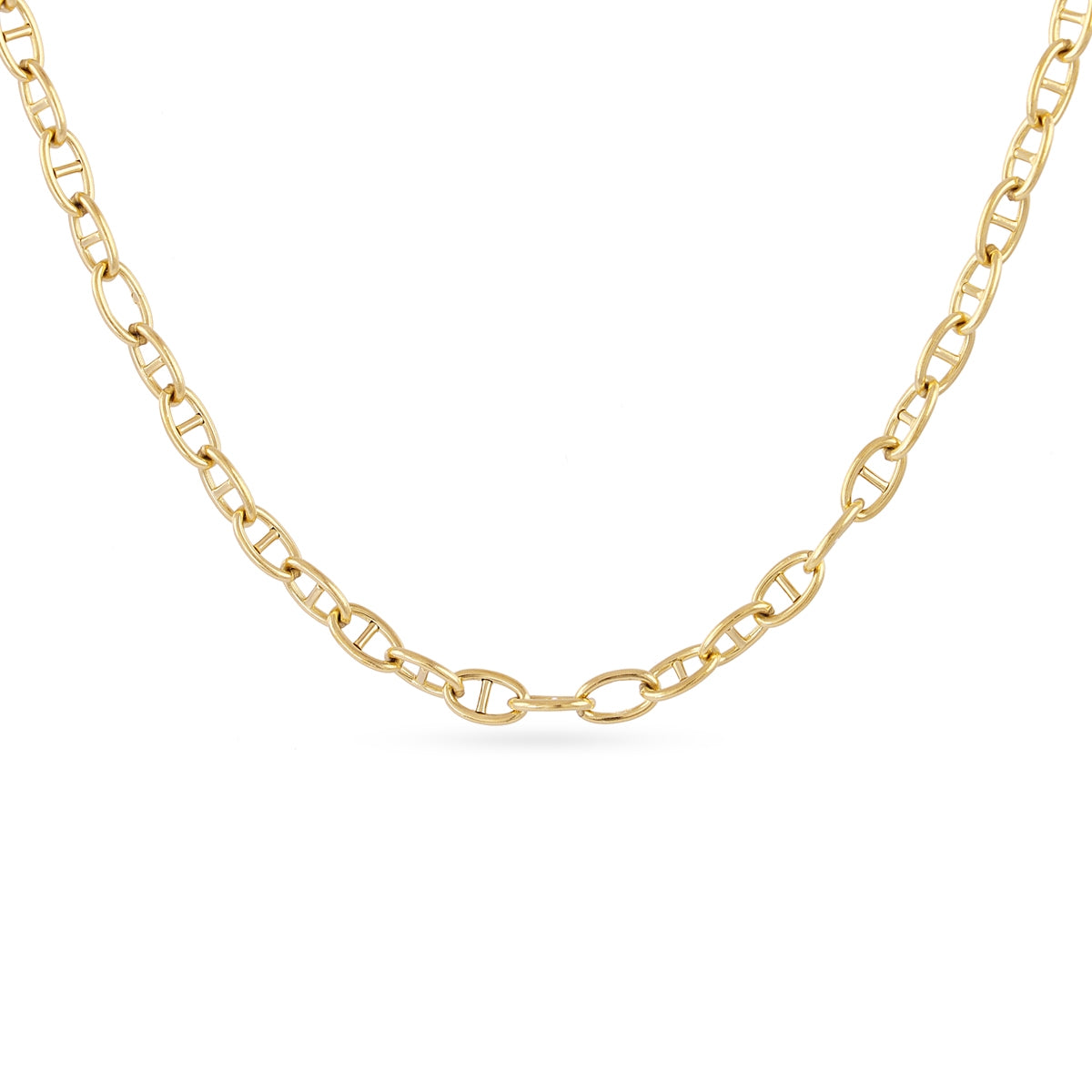 Collar Essentials eslabón ovalado dorado Dorado Anartxy