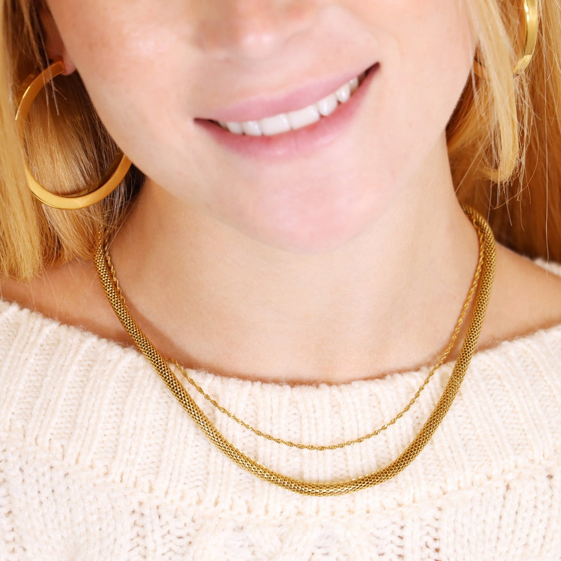 Collar Essentials Loop Dorado Anartxy