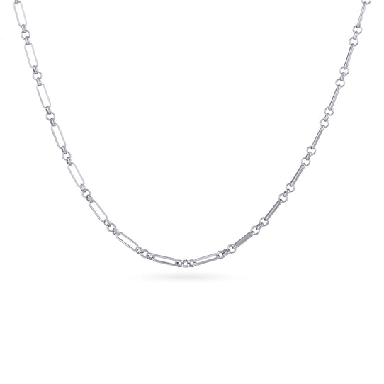 Collar Essentials Plain Plateado Anartxy