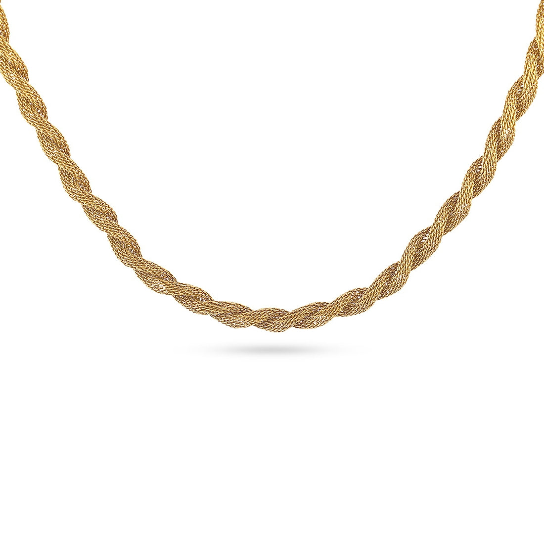 Collar Essentials Twist Dorado Anartxy