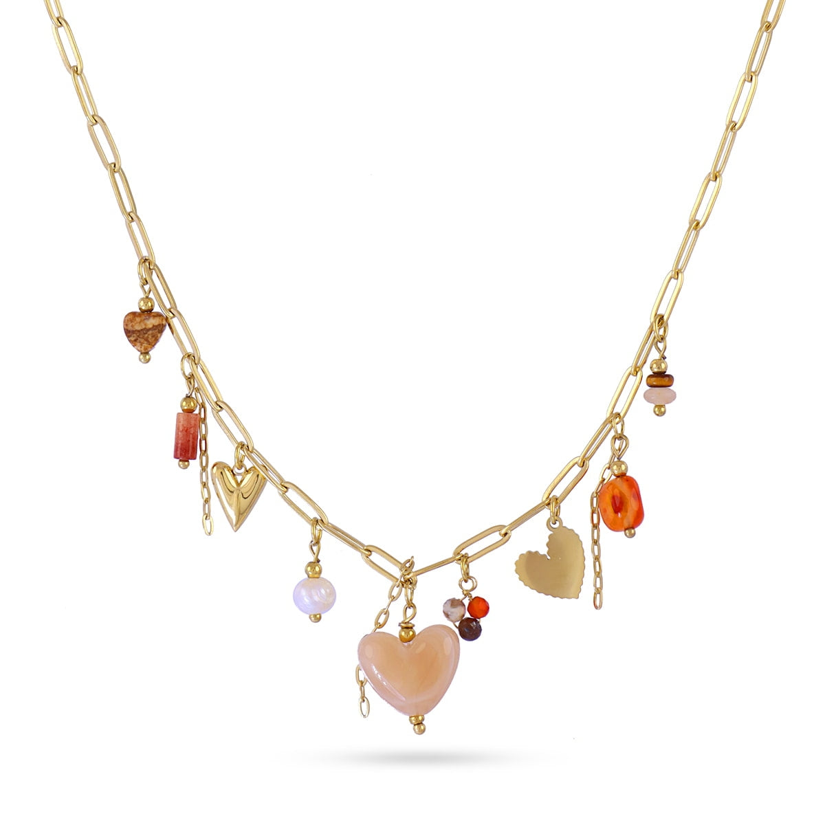 Collar Essentials Wave Dorado Anartxy