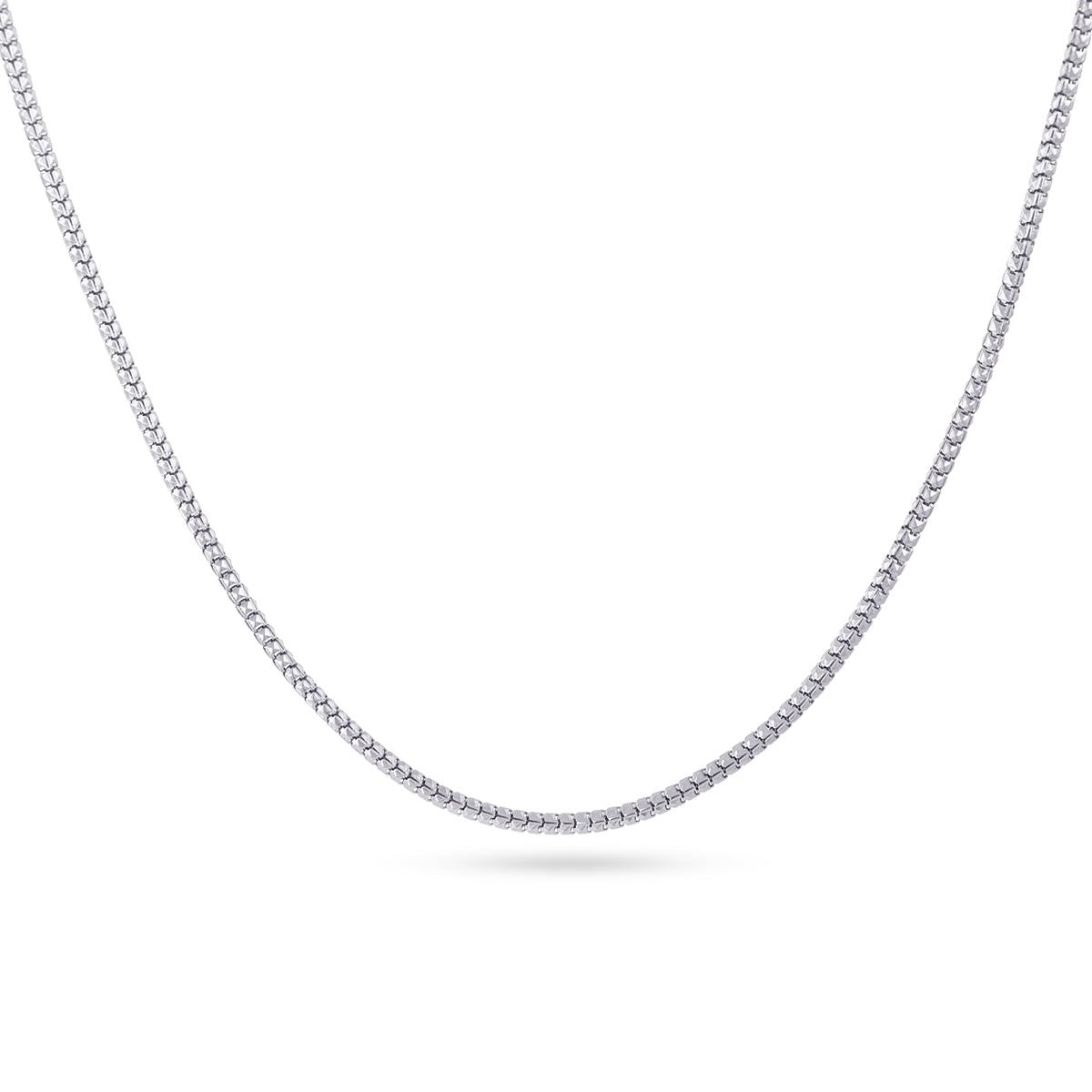 Collar Essentials Weave Plateado Anartxy