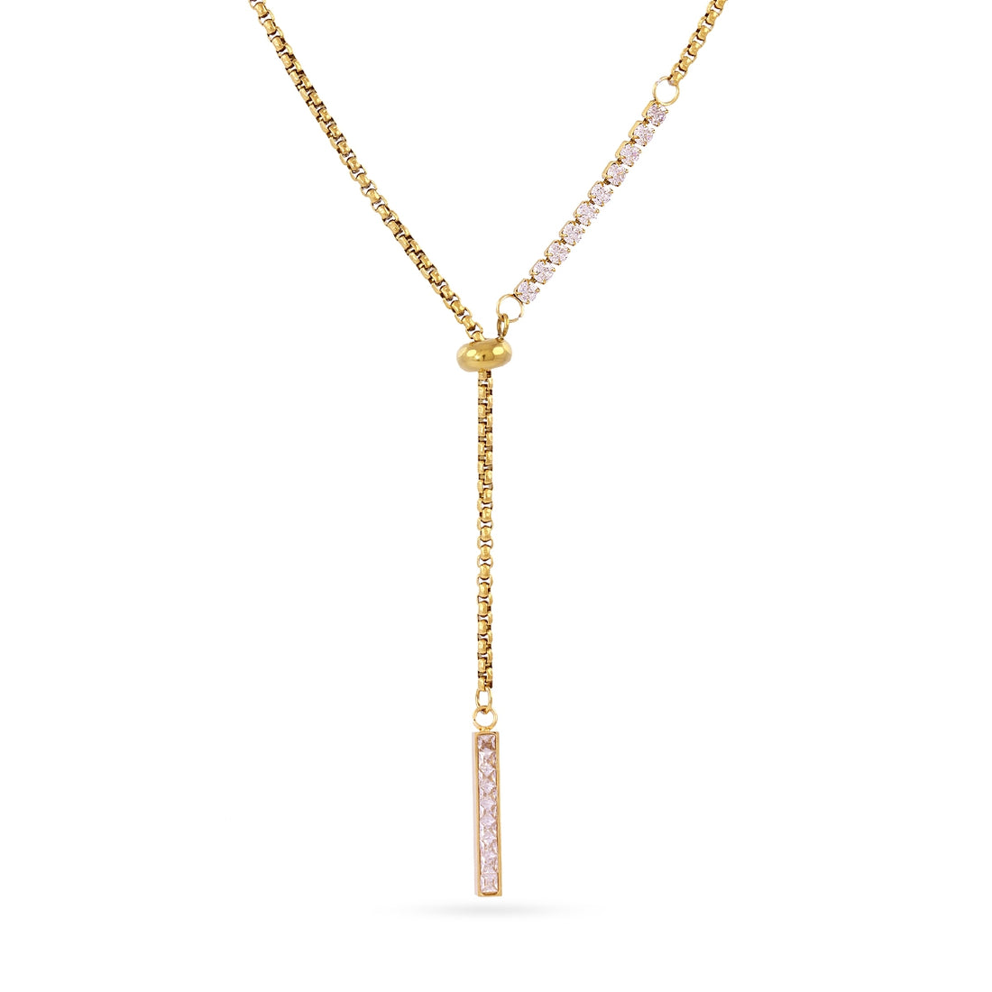 Collar Eternal Saphira Dorado Anartxy