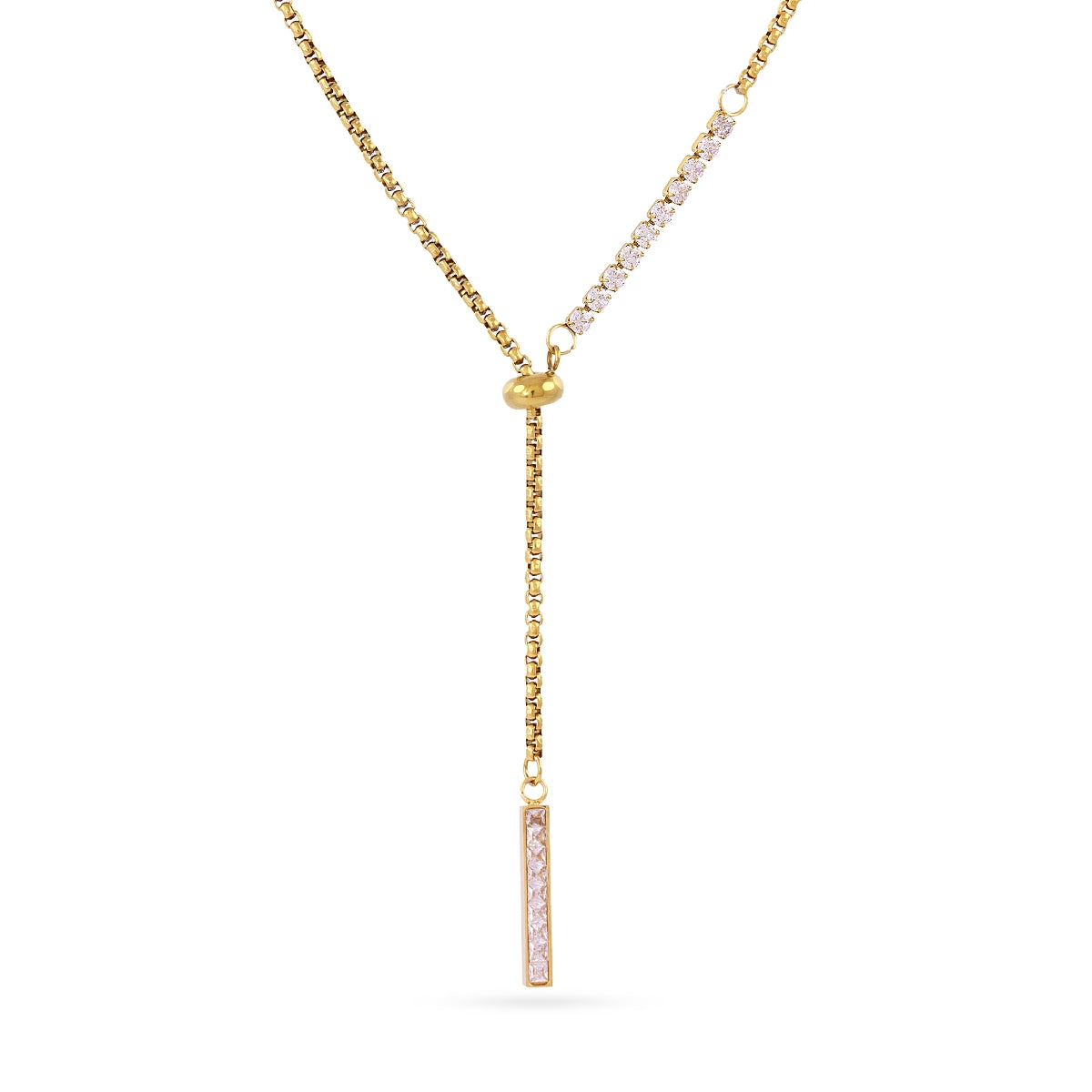 Collar Eternal Saphira Dorado Anartxy