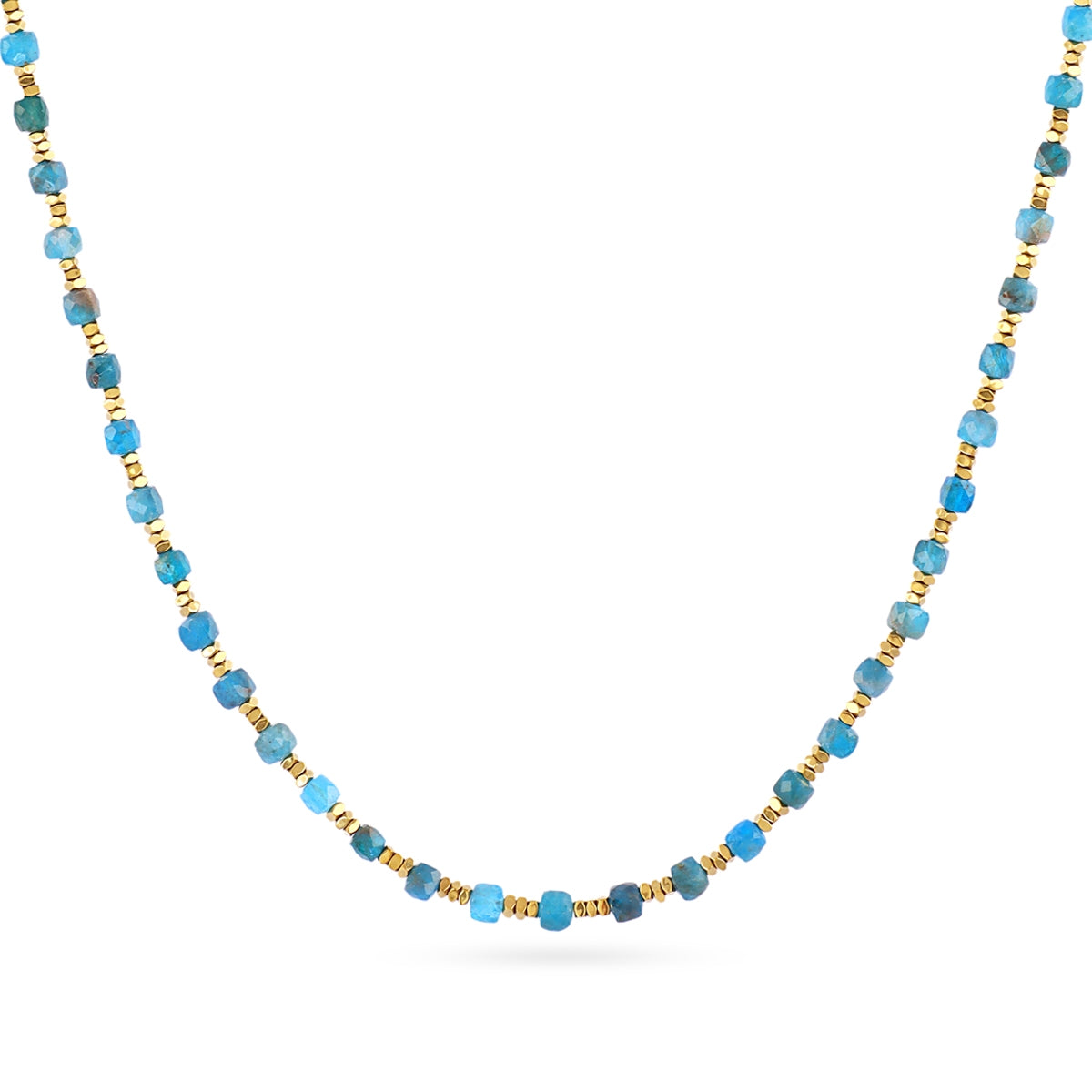 Collar extensible Spirit con piedras facetadas Turquesa Anartxy
