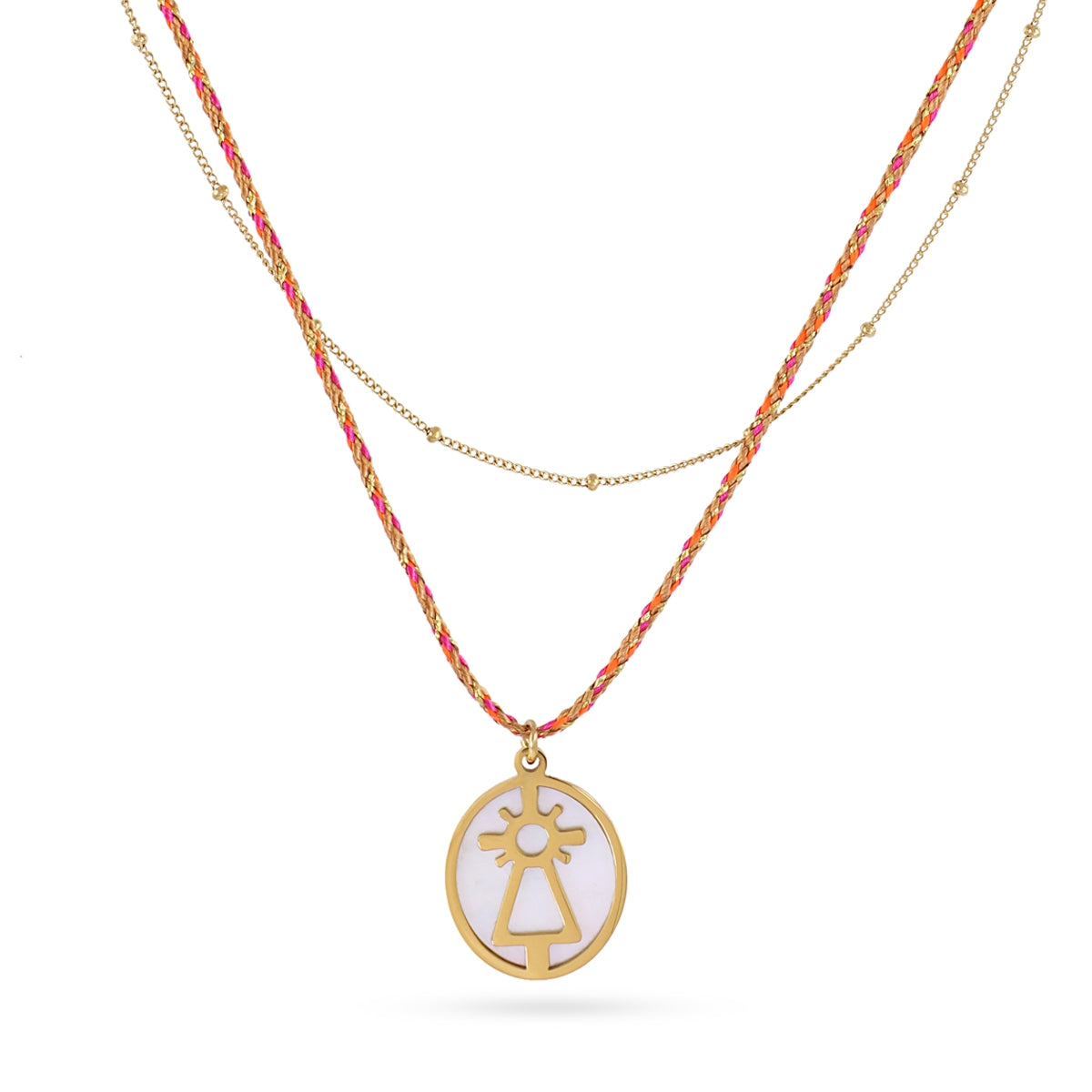 Collar Faith Oranta Naranja Anartxy