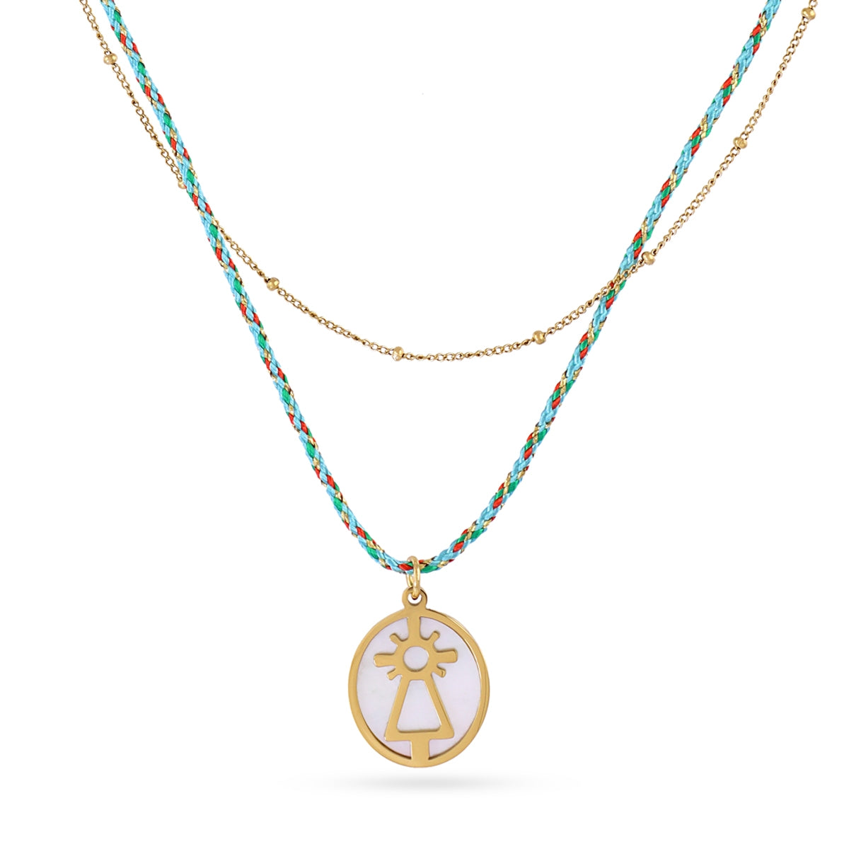 Collar Faith Oranta Turquesa Anartxy