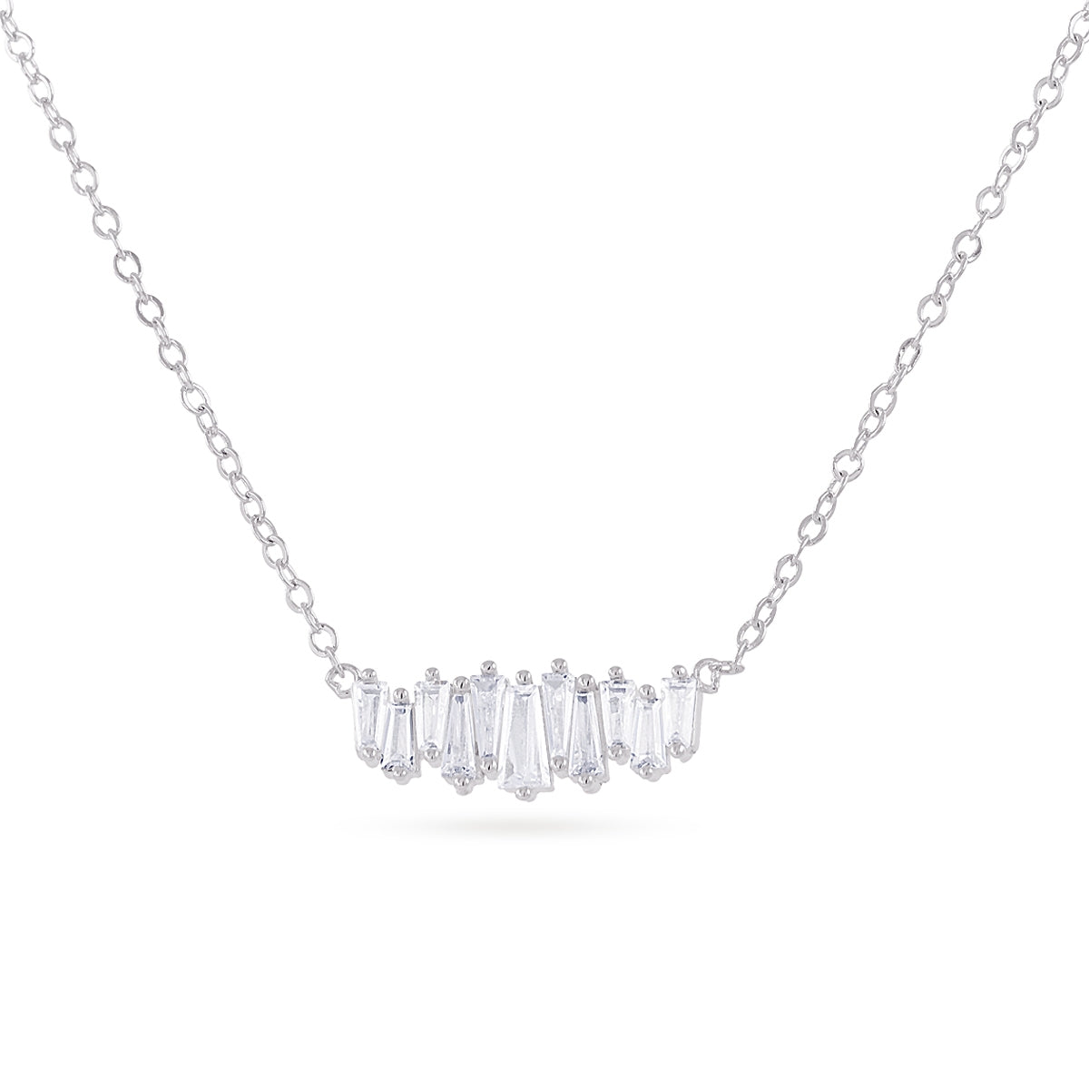 Conjunto Alma Baguette plateado Anartxy