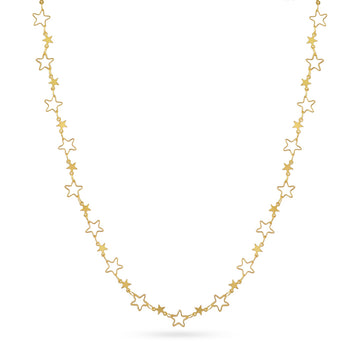 Collar Flair Luminous largo Dorado Anartxy