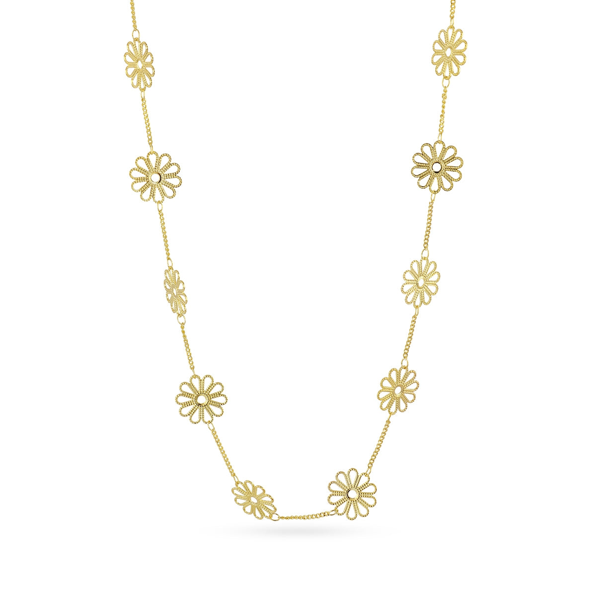 Collar Flair Sepal largo Dorado Anartxy