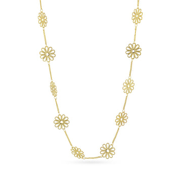 Collar Flair Sepal largo Dorado Anartxy