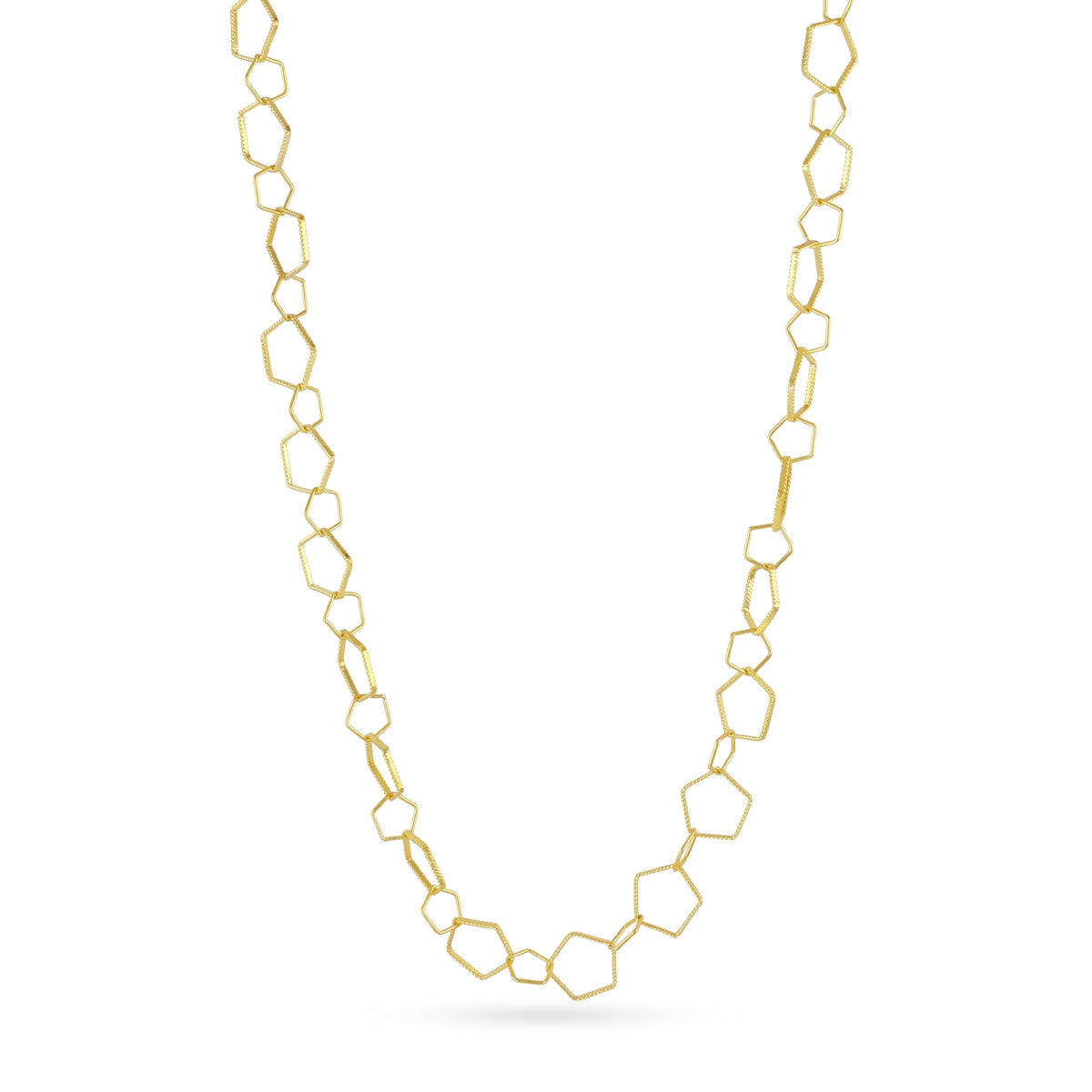 Collar Flair Sides largo Dorado Anartxy
