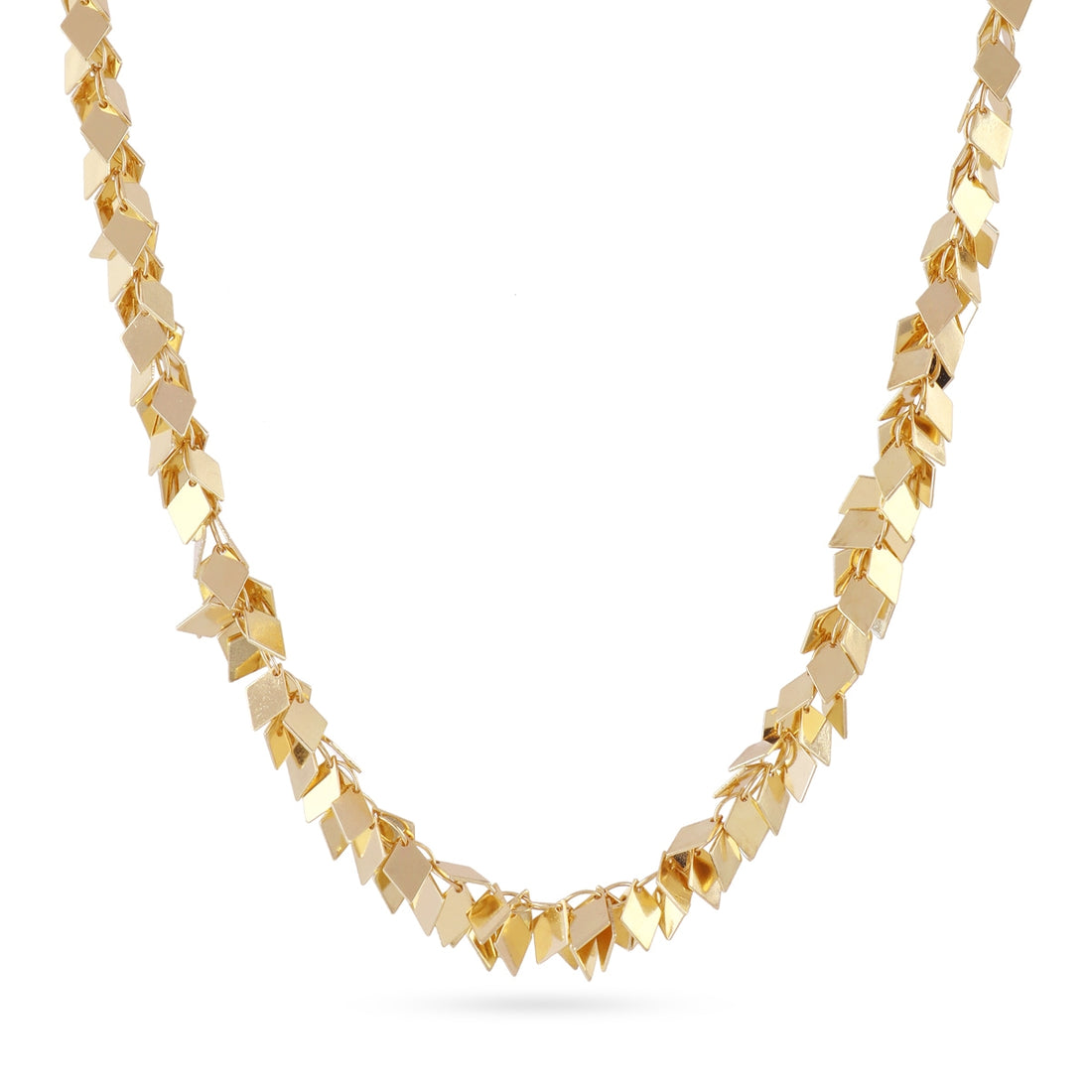 Collar Flair Squares Dorado Anartxy