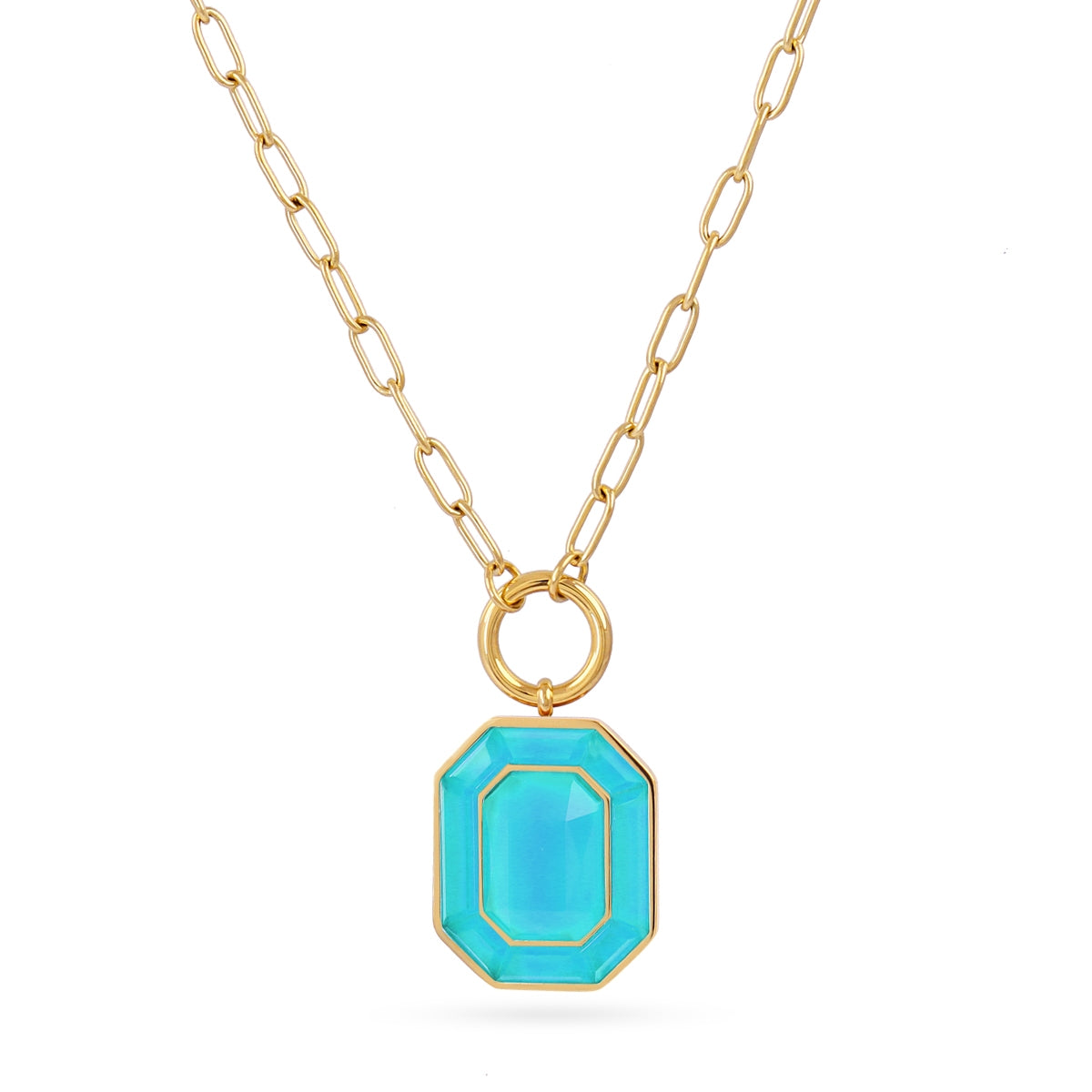 Collar Gleam Kaelis Turquesa Anartxy