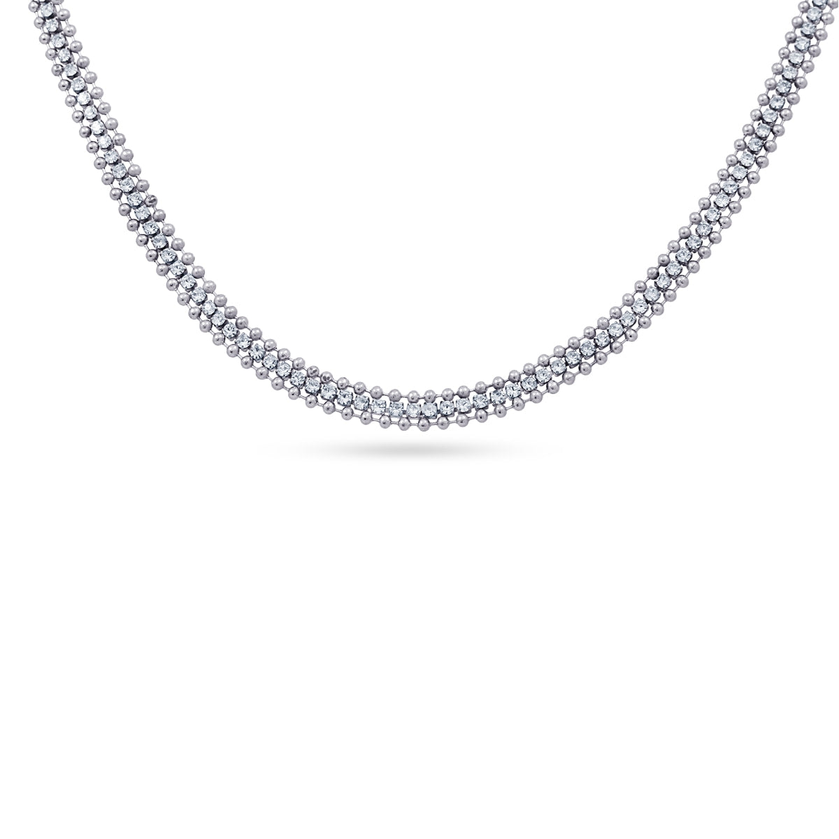 Collar Summer Essentials Sparkling Plateado Anartxy