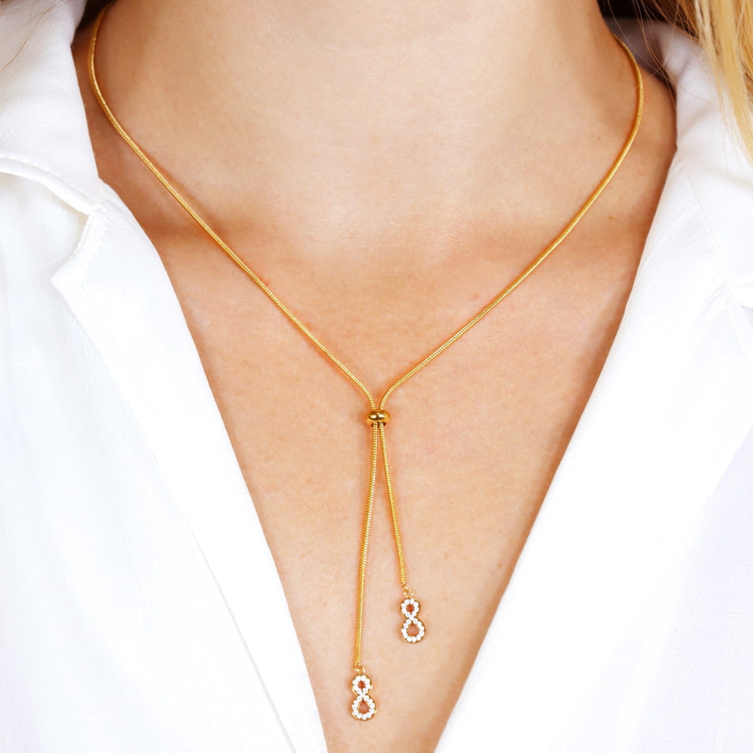 Collar Infinity Always Dorado Anartxy