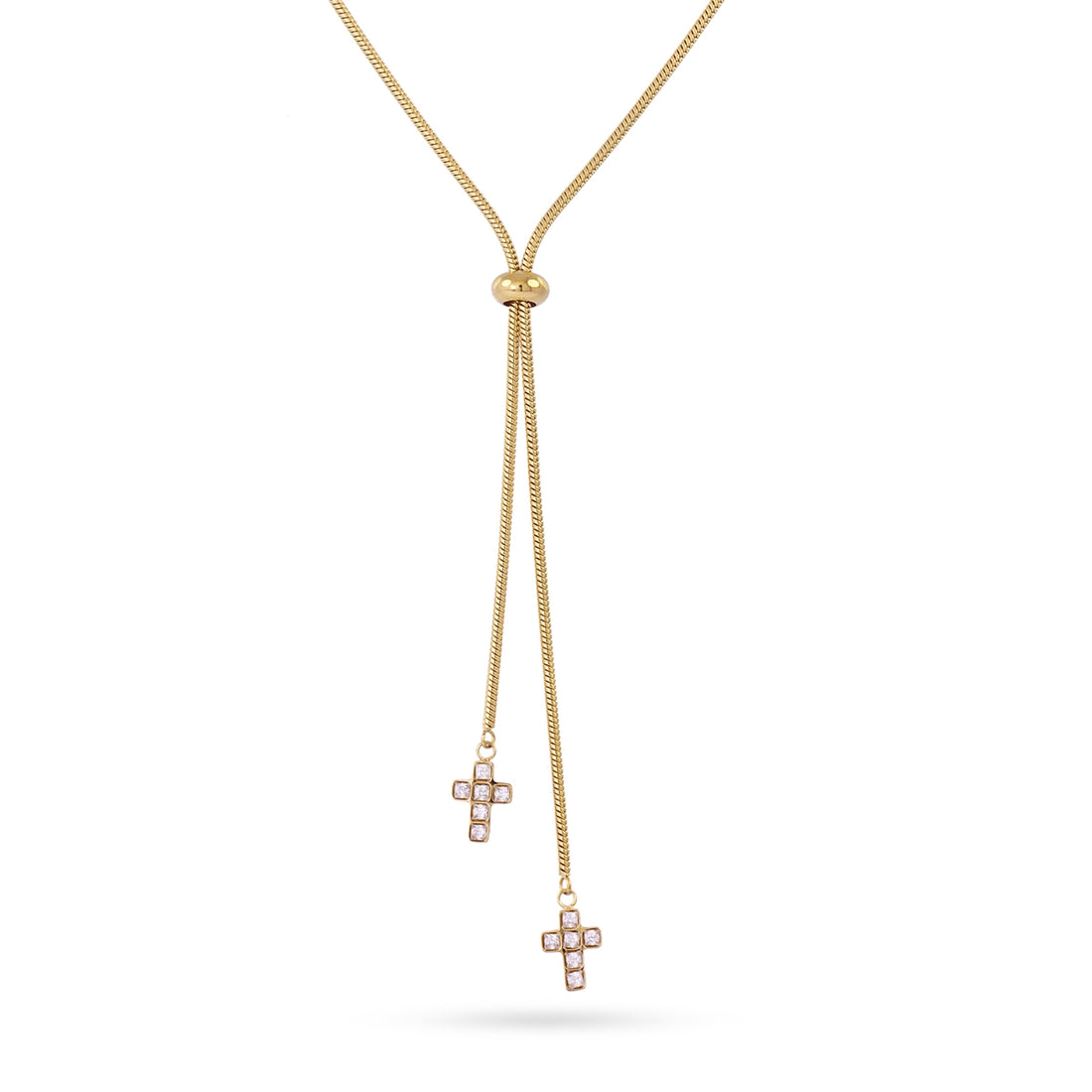 Collar Infinity Cross Dorado Anartxy