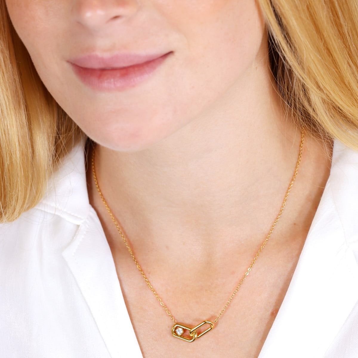 Collar Infinity Glimmer Dorado Anartxy